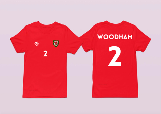 Lily Woodham Wales/Cymru Women Euro 2025 T-Shirt