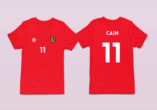 Hannah Cain Wales/Cymru Women Euro 2025 T-Shirt