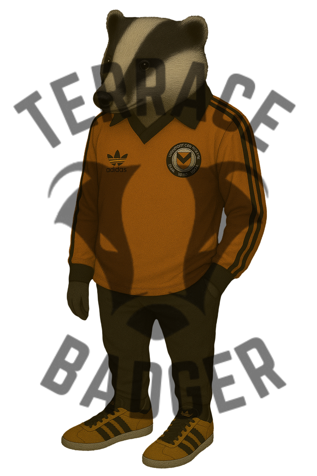 "The Badger" Newport County T-Shirt