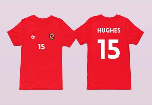 Elise Hughes Wales/Cymru Women Euro 2025 T-Shirt