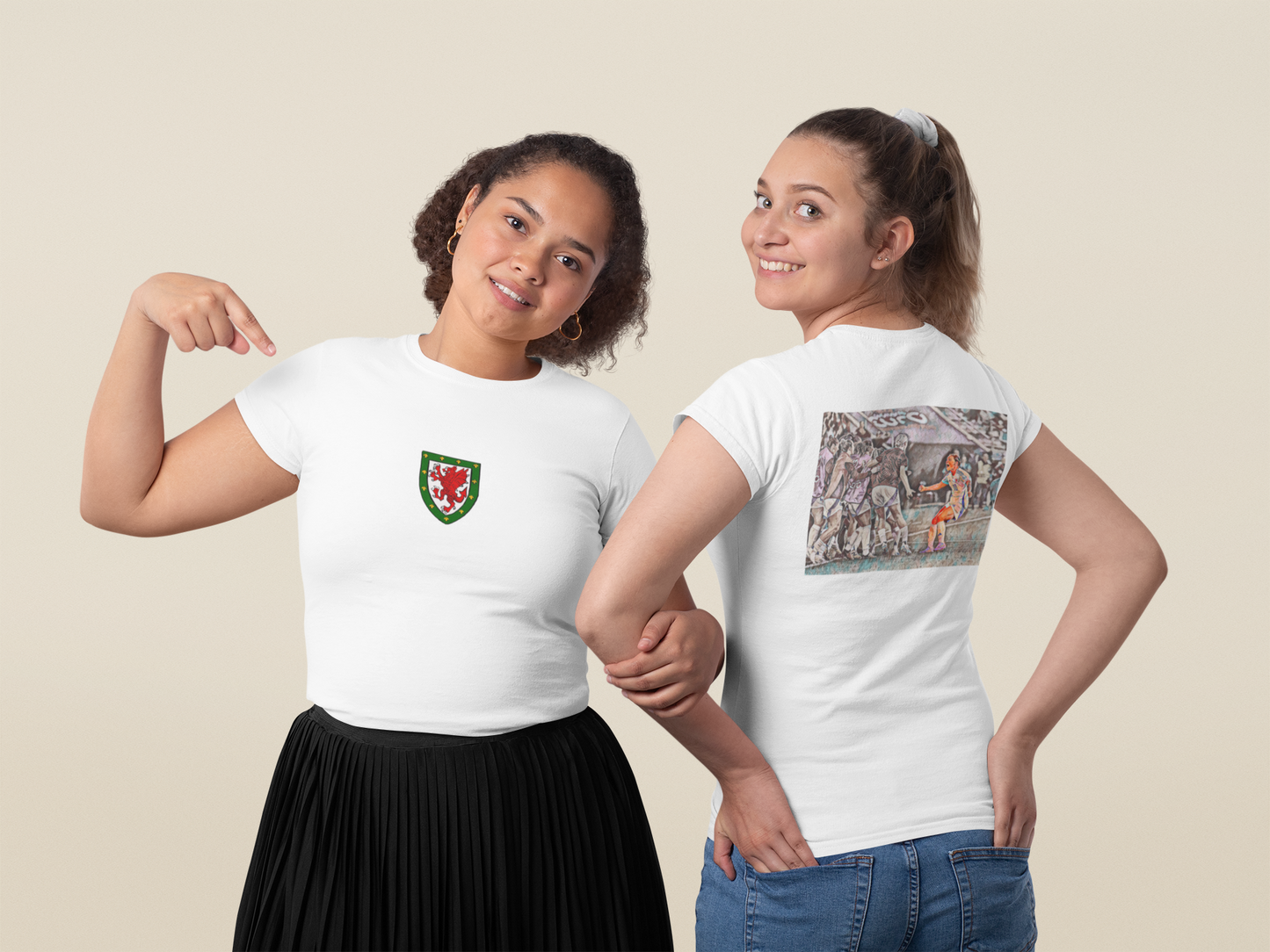 Wales/Cymru Women Euro 2025 1st Goal T-Shirt