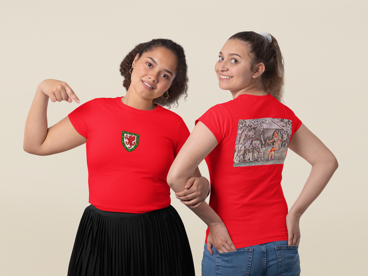 Wales/Cymru Women Euro 2025 1st Goal T-Shirt
