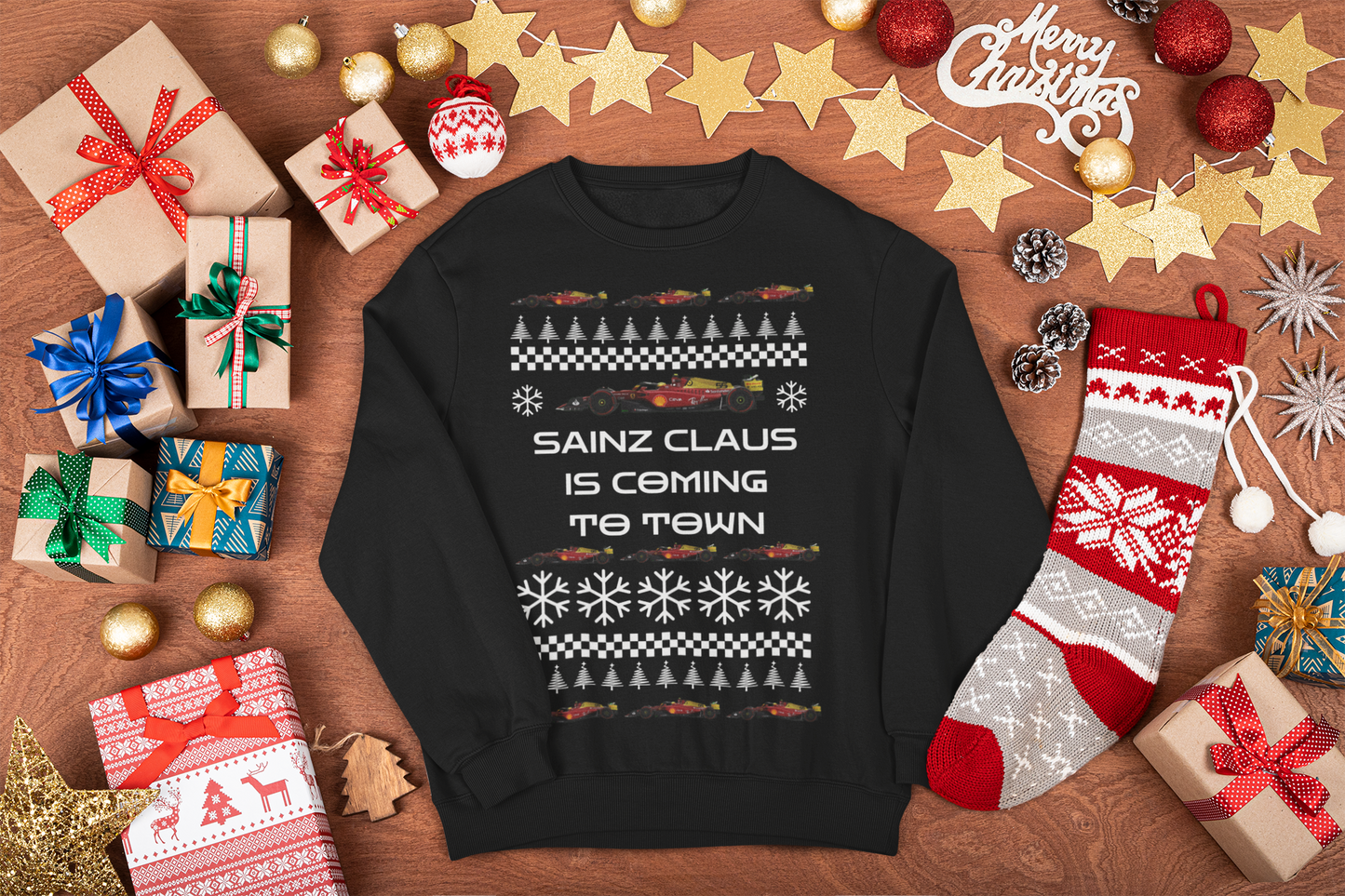 Carlos Sainz Christmas Jumper