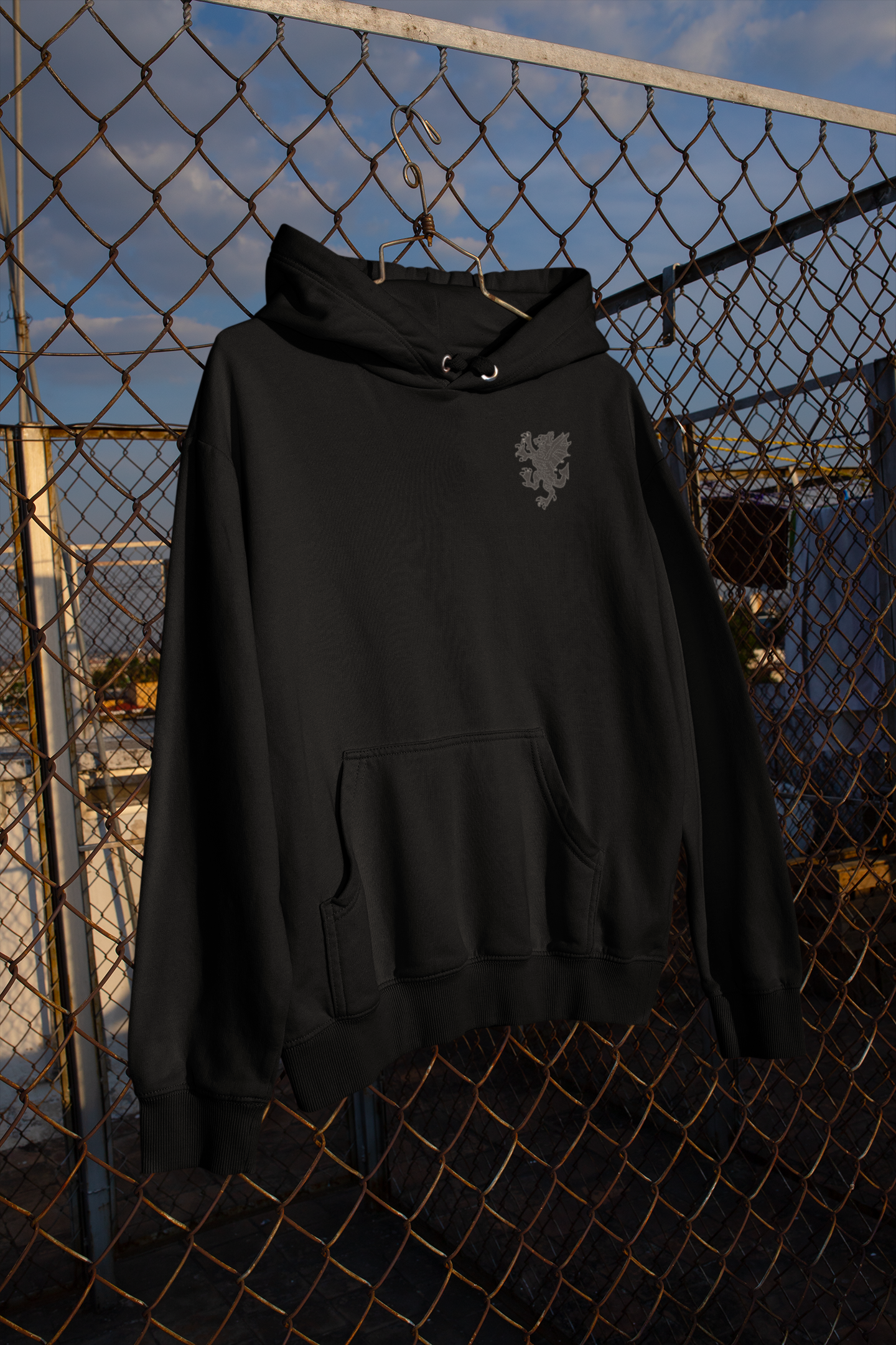 Cymru/Wales Blackout Badge Hoodie