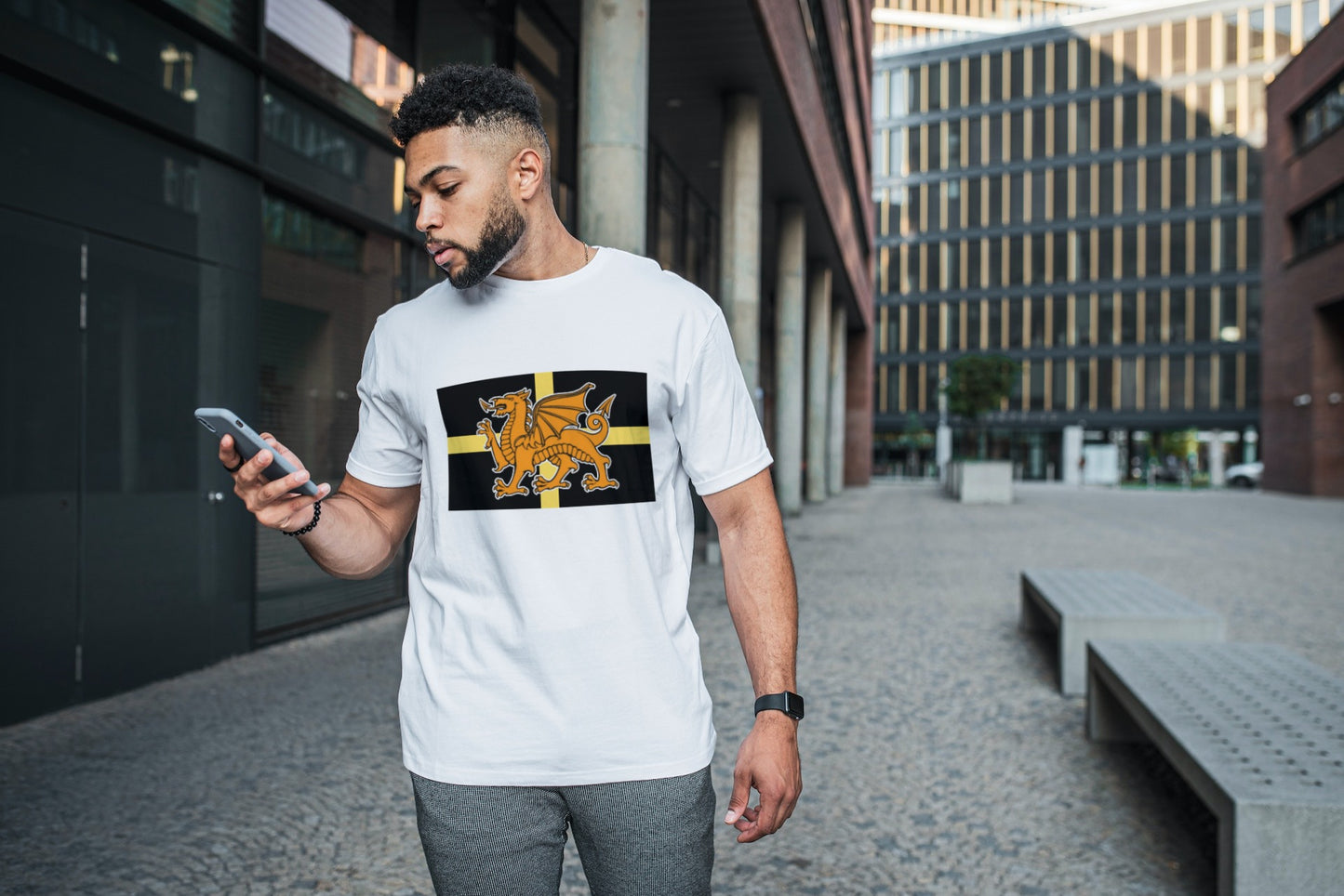 Newport County St Davids Flag T-Shirt