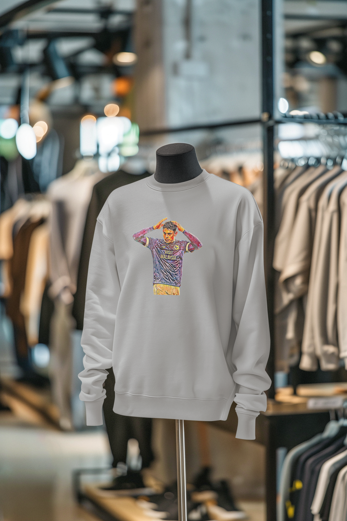 Yousef Salech Cardiff City Sweatshirt