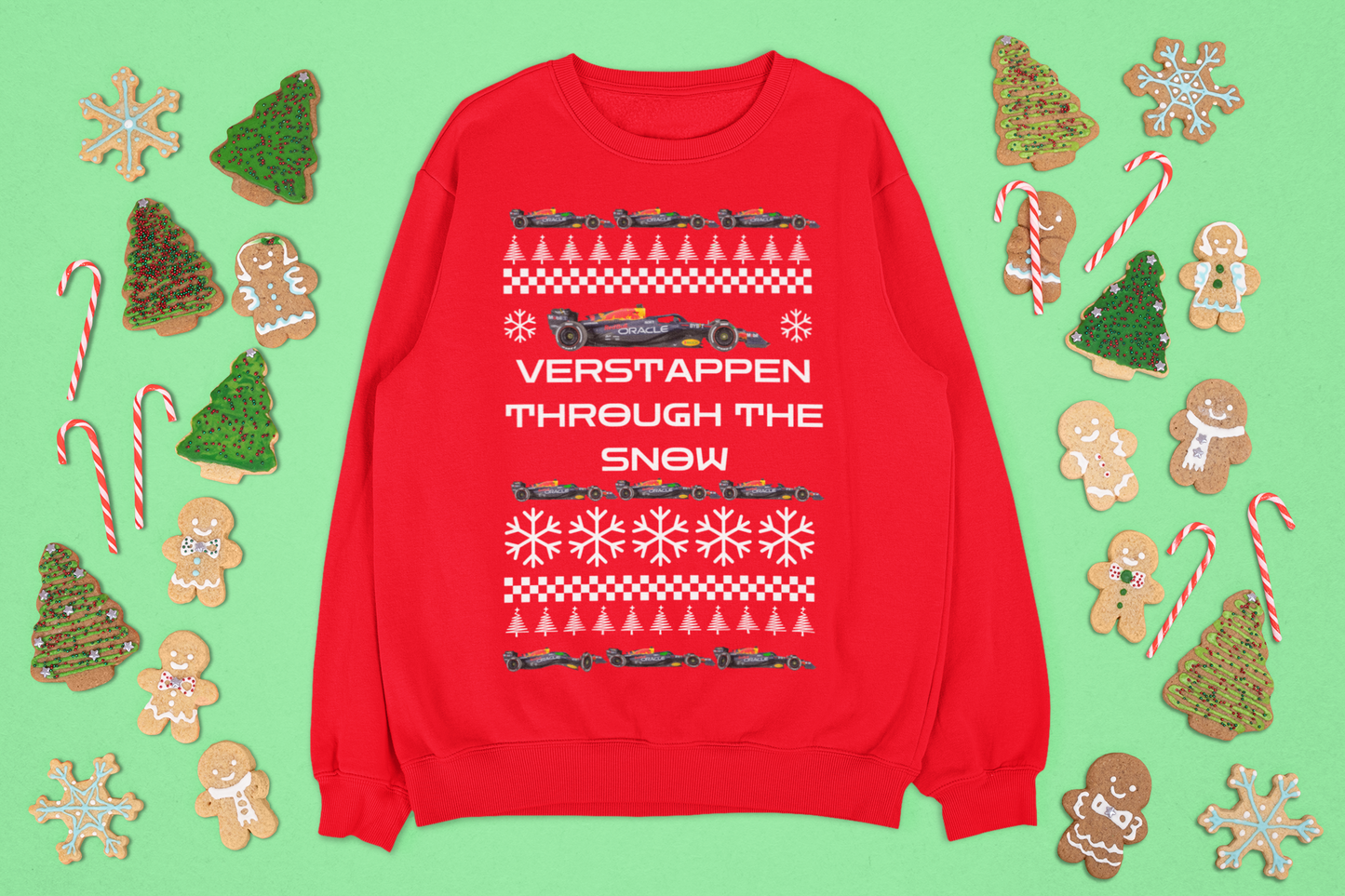 Max Verstappen Christmas Jumper