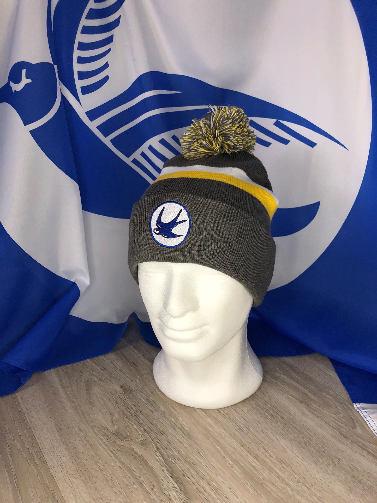 Cardiff City Bobble Hat