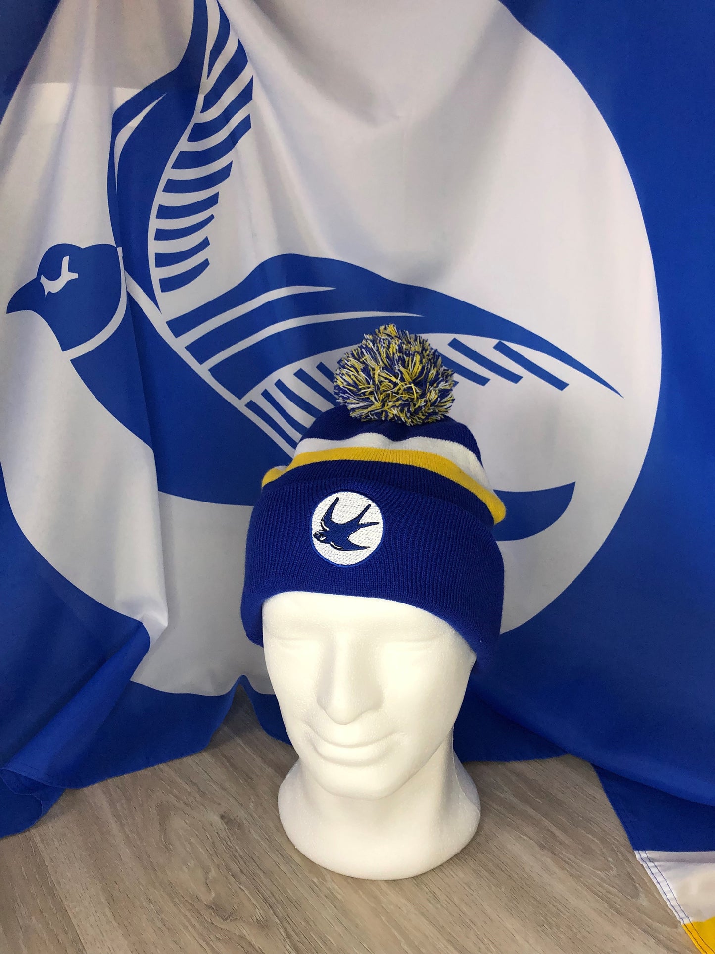Cardiff City Bobble Hat