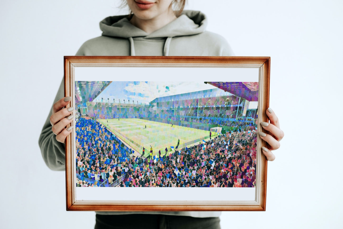 Everton Goodison Park Painting Print
