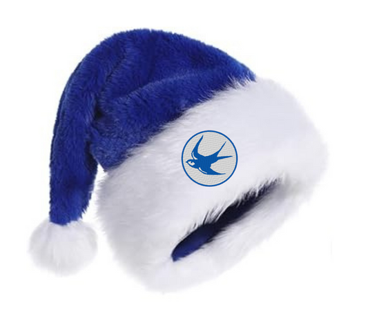 Cardiff City Santa Hat