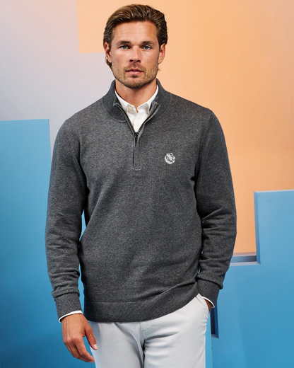 "The Badger" 1/4 Zip Jumper