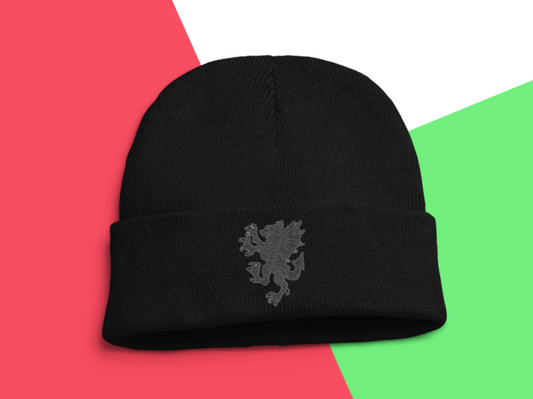 Cymru/Wales Black out Beenie Hat