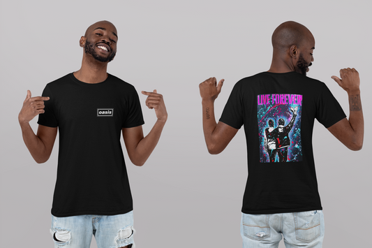 Oasis Reunited Live Forever T-shirt