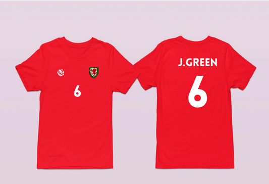 Josie Green Wales/Cymru Women Euro 2025 T-Shirt