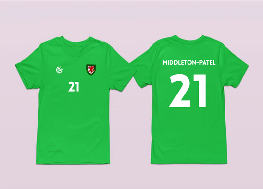 Safia Middleton-Patel Wales/Cymru Women Euro 2025 T-Shirt