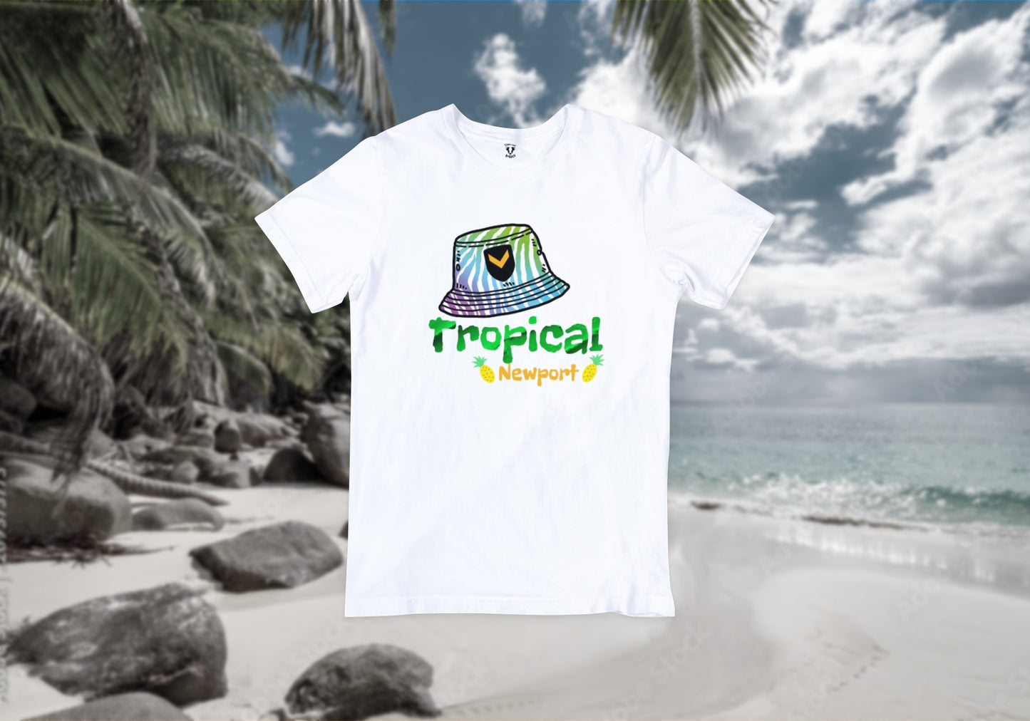 Tinty & Bucket Hats Tropical T-Shirt