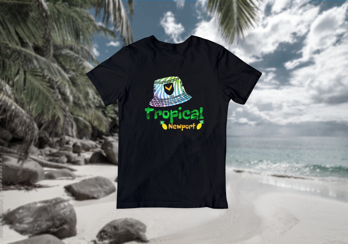 Tinty & Bucket Hats Tropical T-Shirt