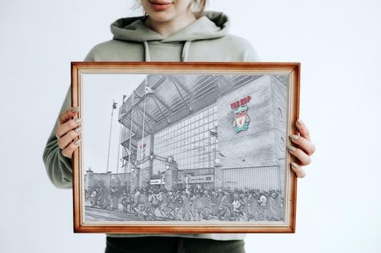 Liverpool Anfield Sketch Print