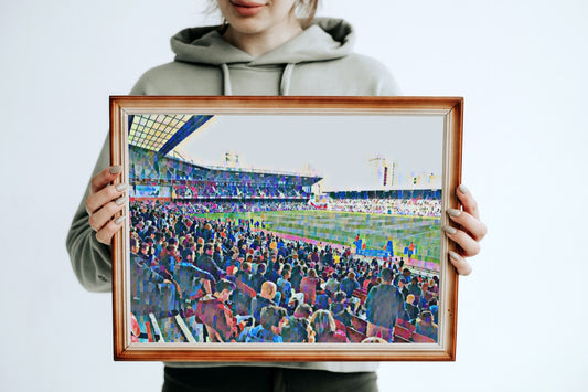 West Ham Boleyn Ground Painting Print