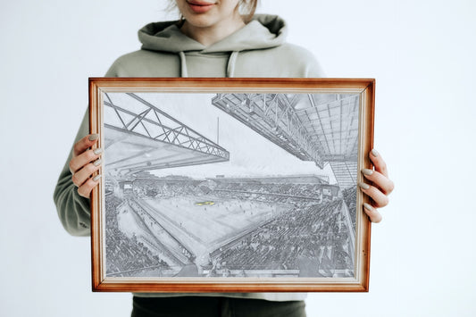 Wolverhampton Wanderers Molineux Sketch Print