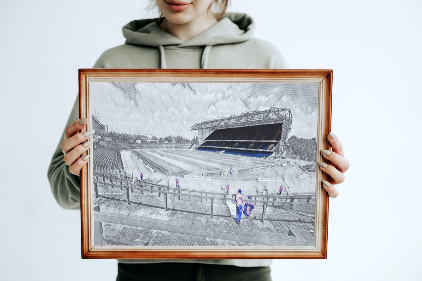 Chelsea Stamford Bridge Sketch Print