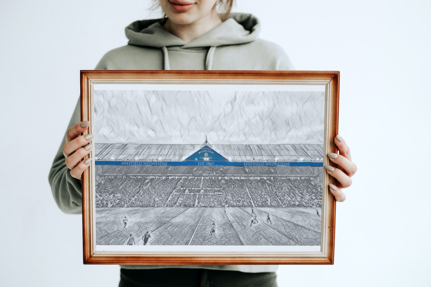 Sheffield Wednesday Hillsborough Sketch Print