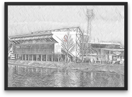 Nottingham Forest City Ground Sketch Print